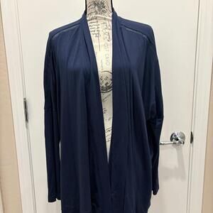 Columbia Navy Lightweight Open Cardigan - Size L